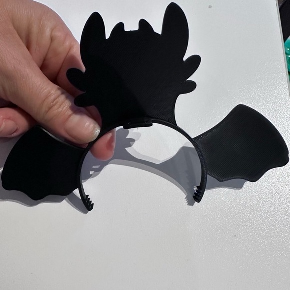 Toothless dragon labubu head piece 3D printed - Picture 2 of 3